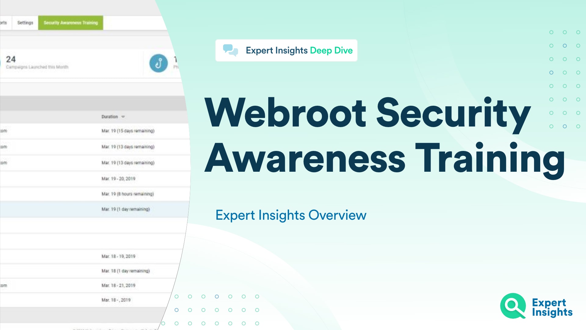 Expert Insights Webroot Security Awareness Training